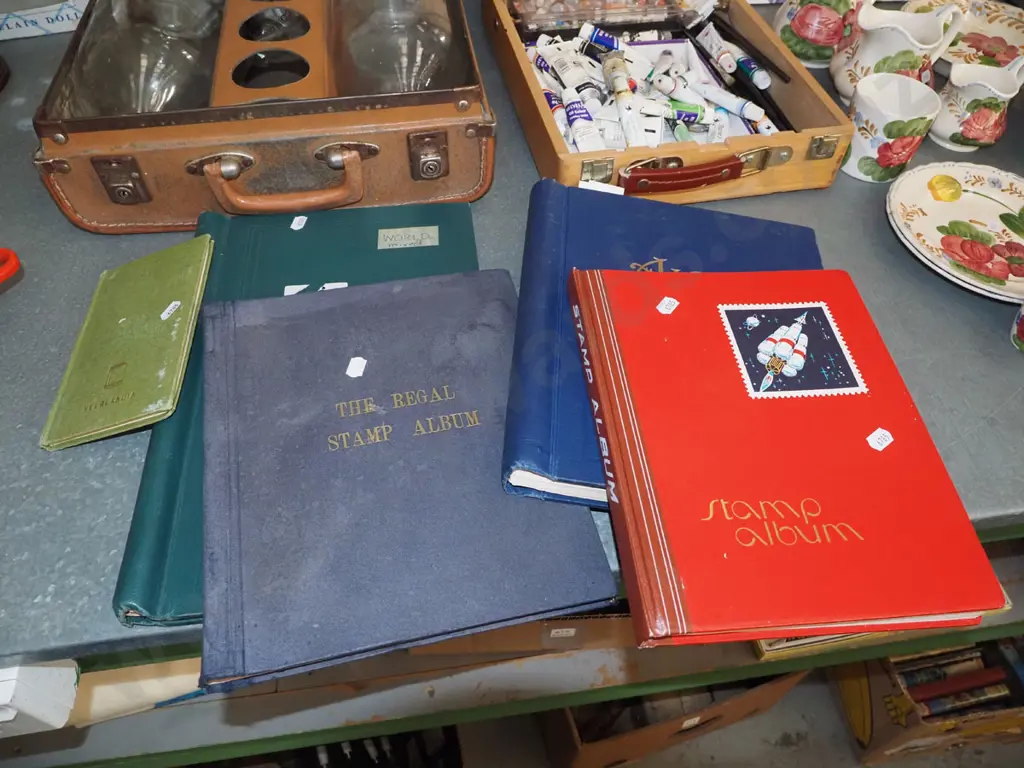 various stamp albums Image 1++