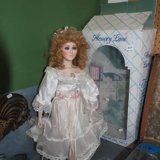 Hillview  Lane display doll on stand