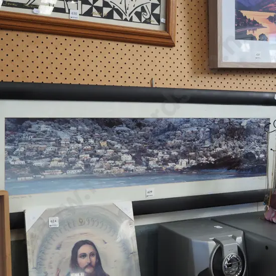 framed photo - St Clair after snow 