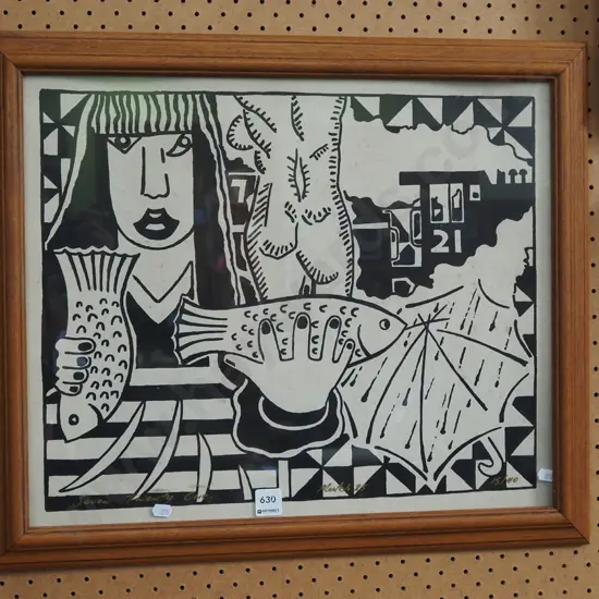 framed limited edition print "Seven Twenty One"