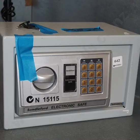 Sandleford electronic safe - key in office