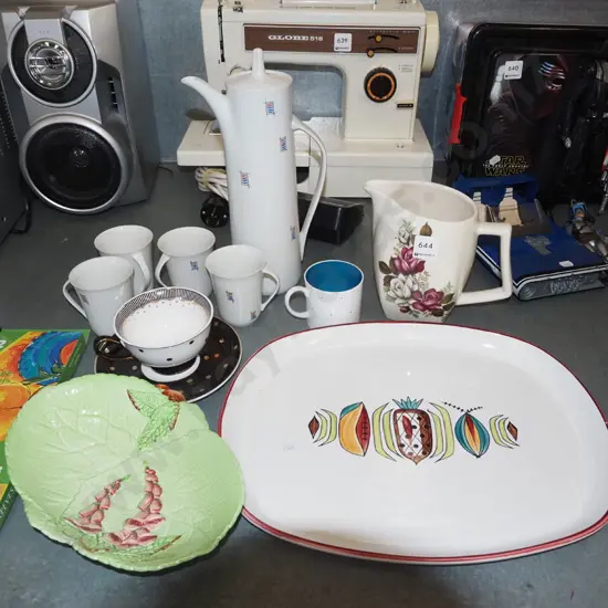 Dutch coffee set, rose jug, Langley platter, Carlton dish etc