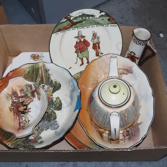 box; Royal Doulton items - some items have damage