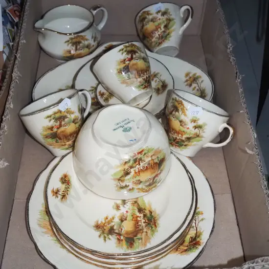 assorted Meakin plates, bowls, cups etc