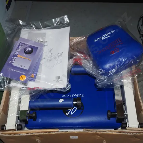 box; as new exercise equipment 