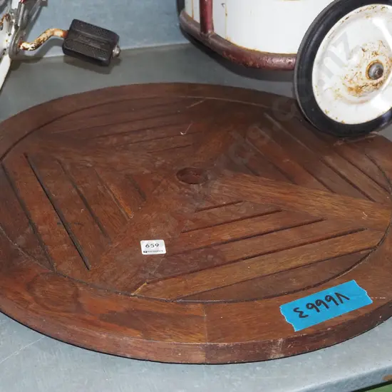 circular hardwood table top Diam 600