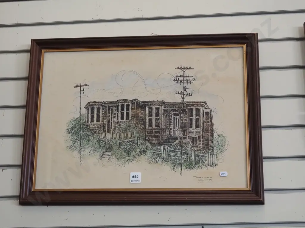 framed print - Tasman St Wellington Image 1++