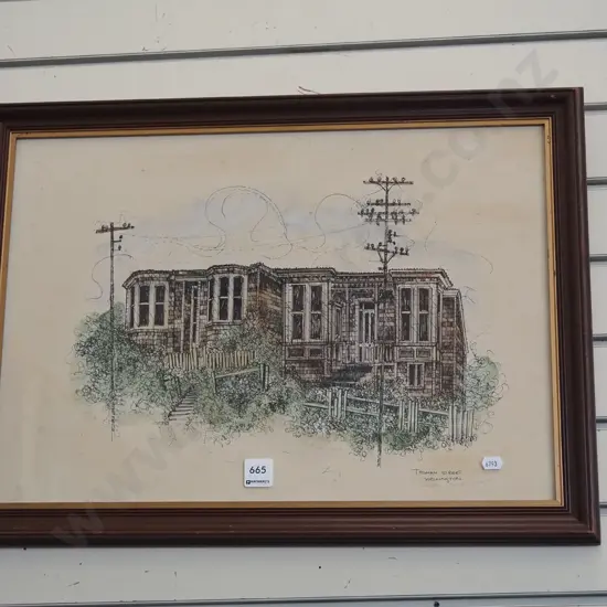 framed print - Tasman St Wellington