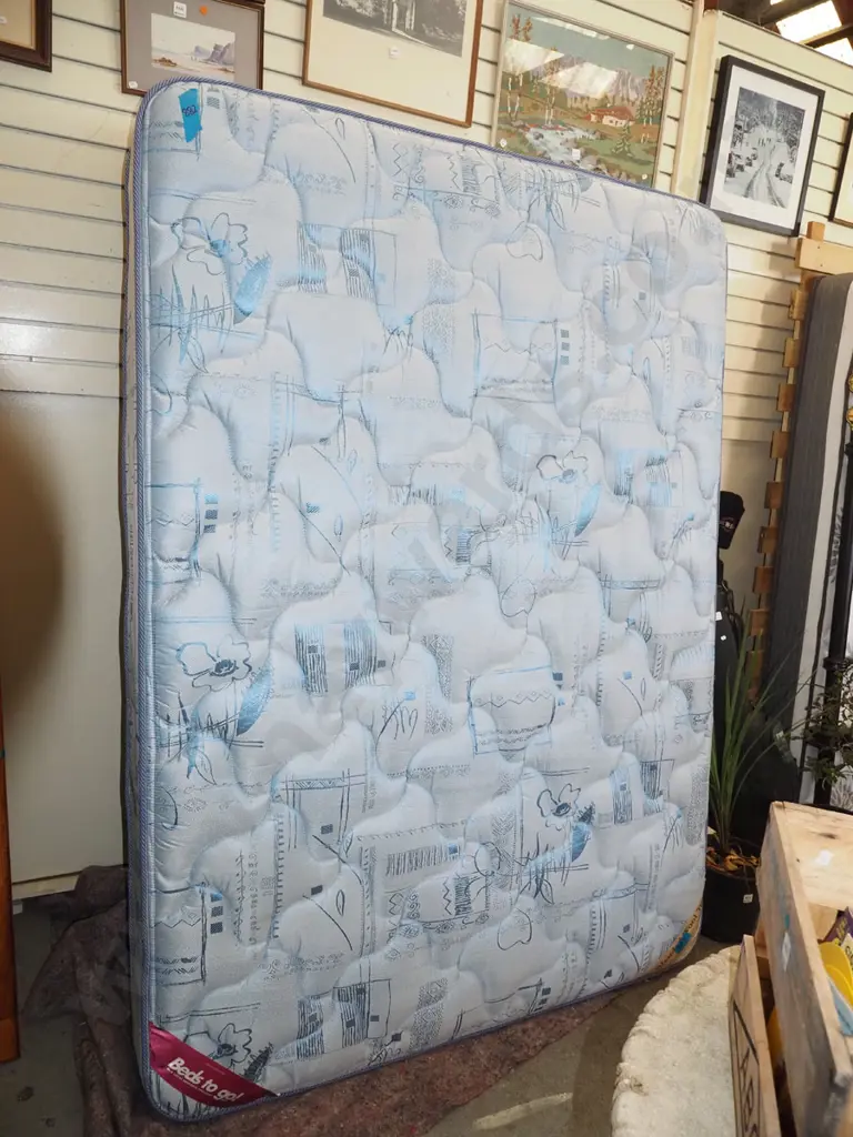 double bed base and mattress Image 1++