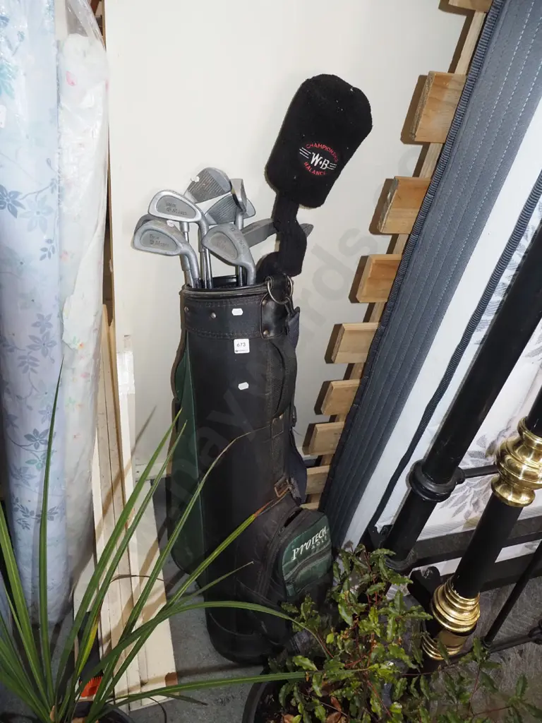 golf clubs and bag Image 1++