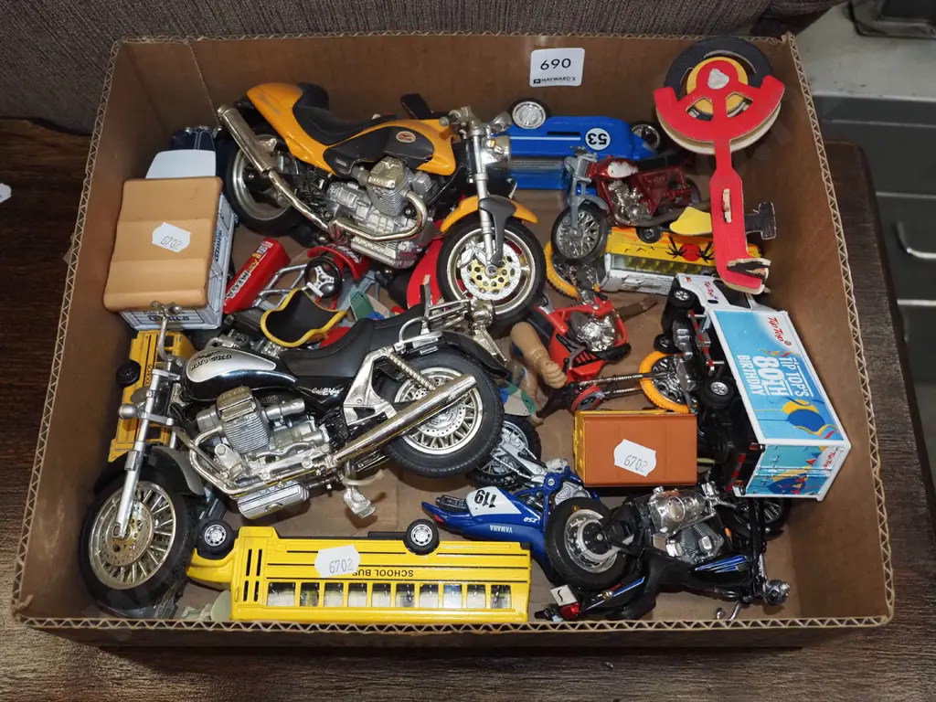 box of toy vehicles Image 1++