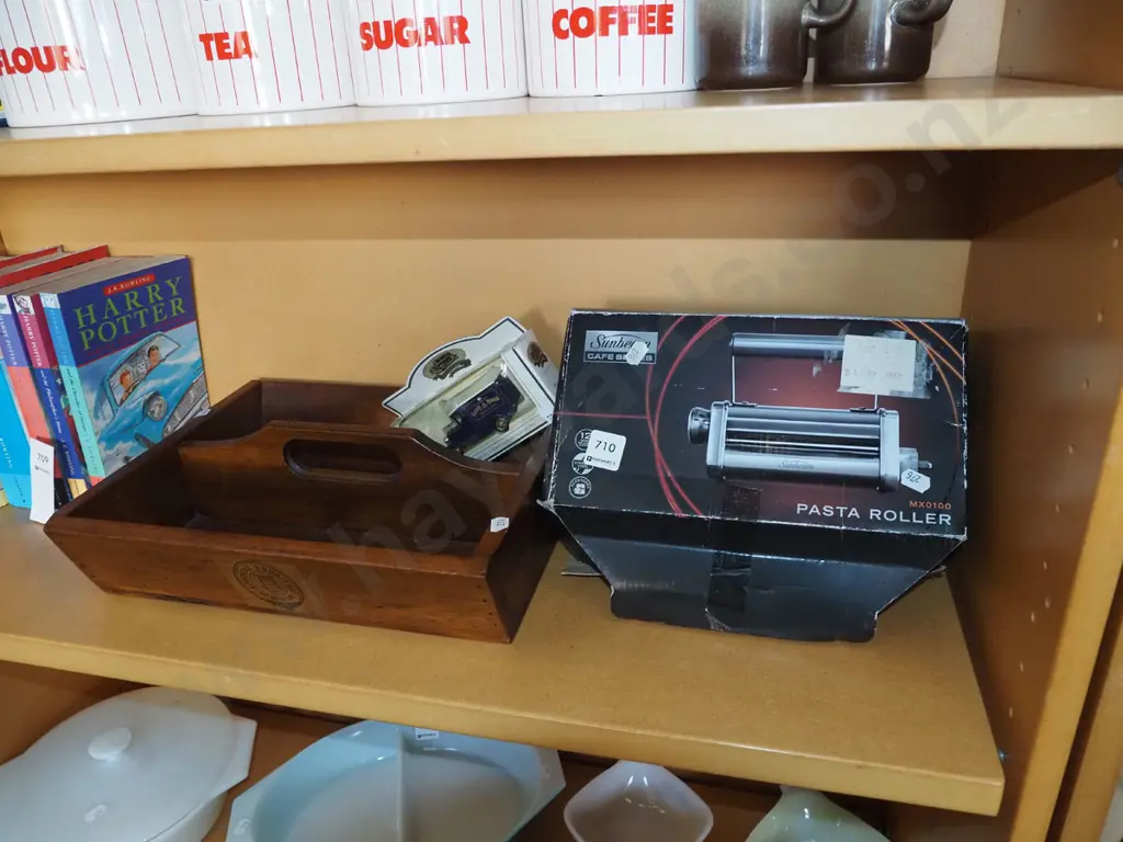 wooden handled tray, models of yesteryear, pasta maker Image 1++