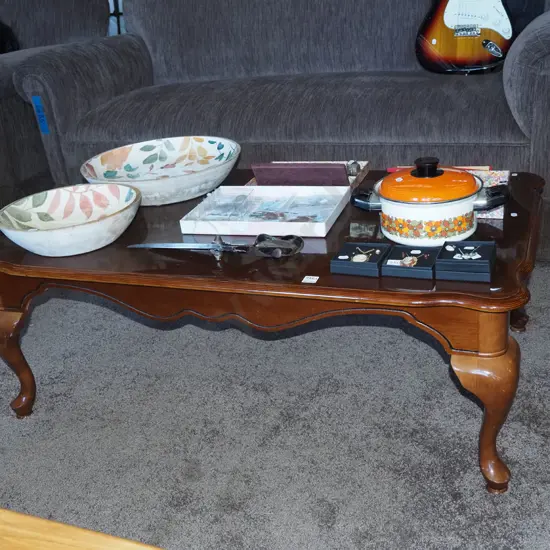 cab leg coffee table