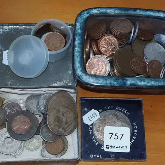 assorted coins