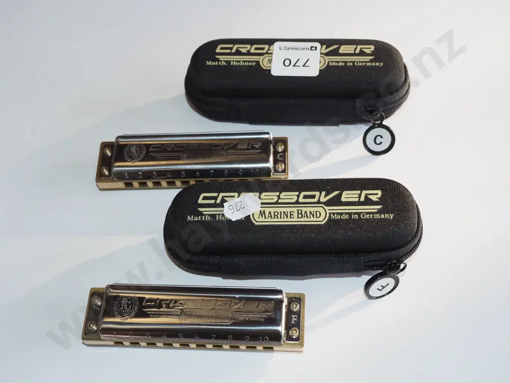 2x cased Hohner harmonicas Image 1++
