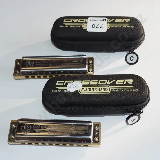 2x cased Hohner harmonicas