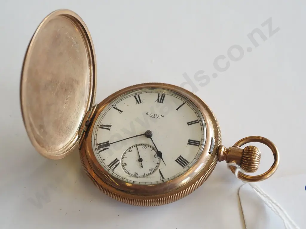 gold plated pocket watch - movement broken Image 1++