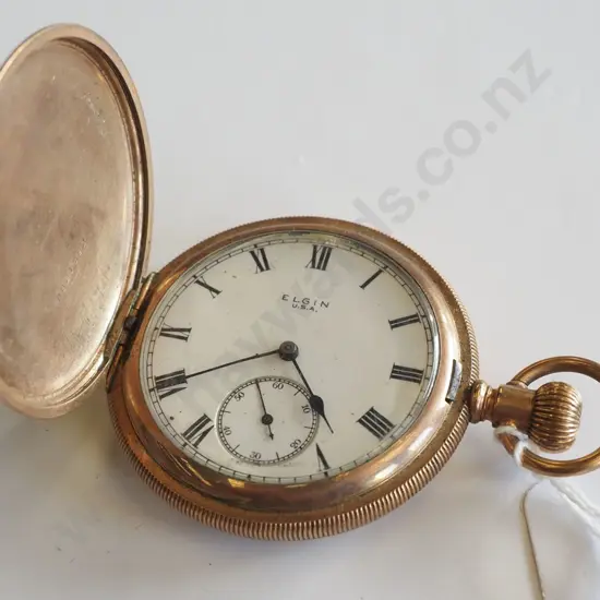 gold plated pocket watch - movement broken