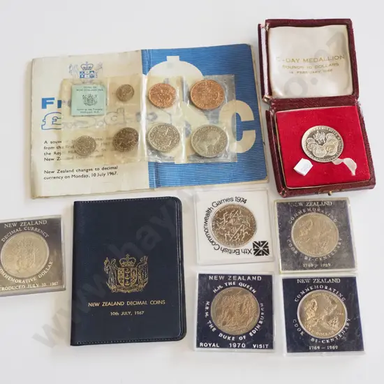 assorted collector coins
