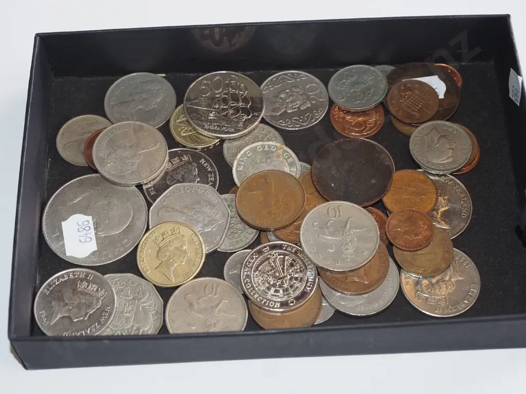 tray of coins Image 1++
