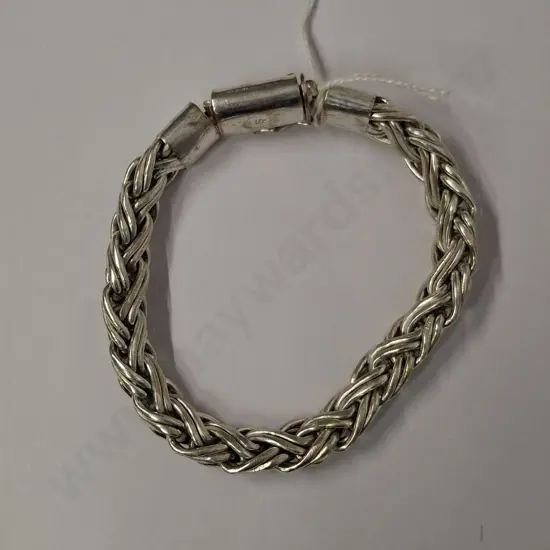silver bracelet - stamped 925 - not sterling silver (tested)