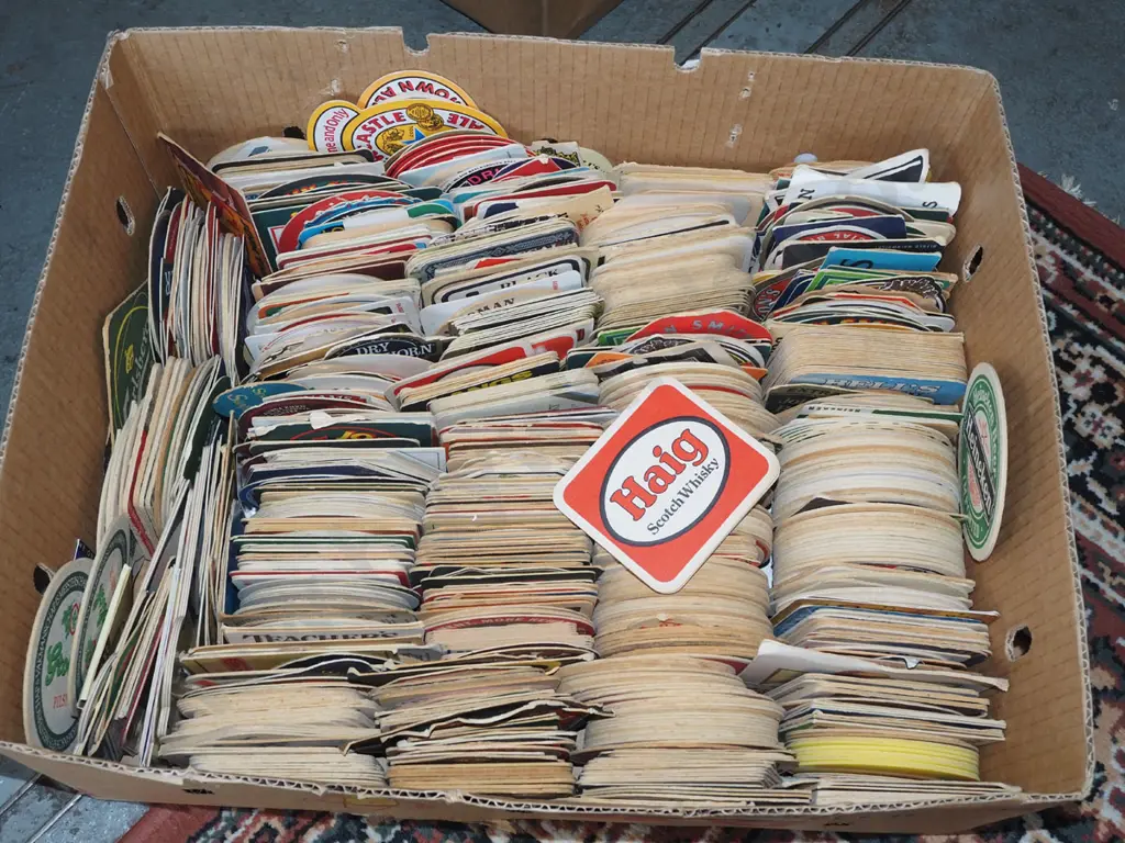 box of beer coasters Image 1++