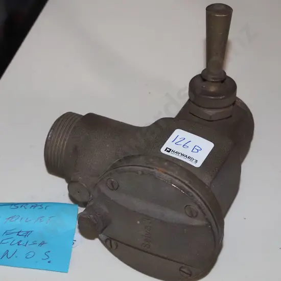 Belva 3 brass toilet flush