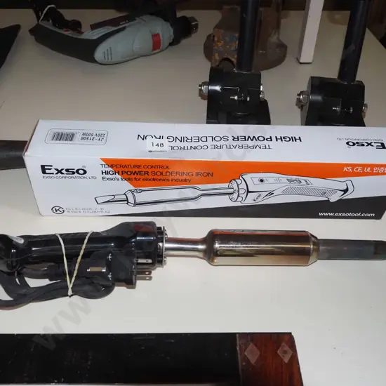 temperature controlled high powered soldering iron