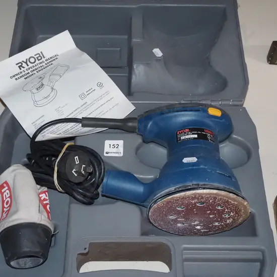 cased Ryobi orbital sander