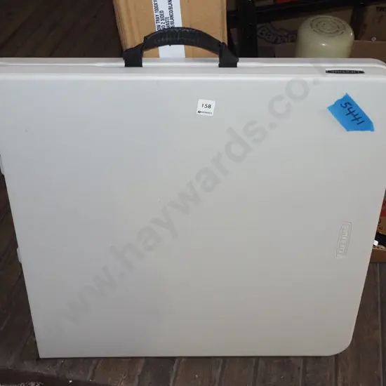 small folding trestle table