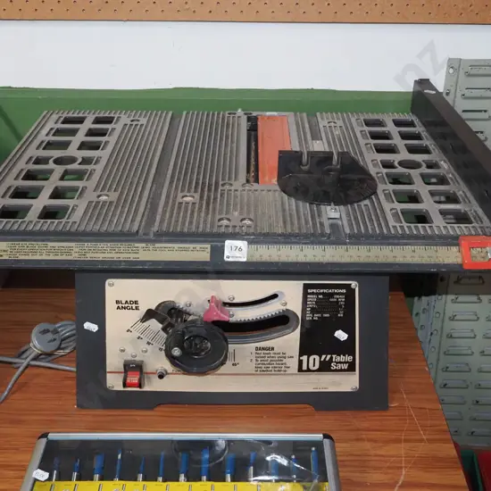10" table saw