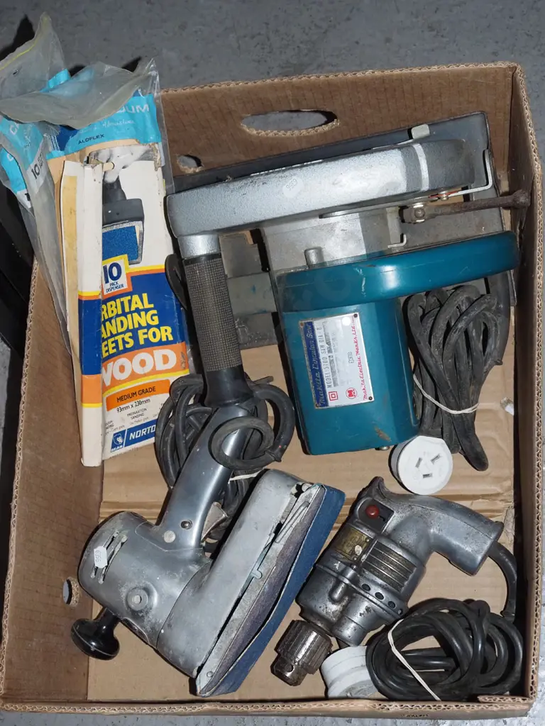 box; orbital sander, skilsaw, drill etc Image 1++