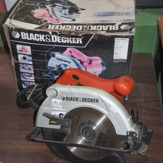 Black and Decker 185mm circular saw with box