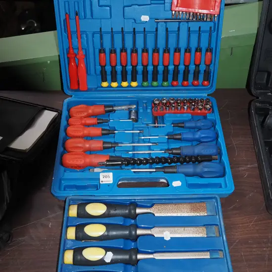 screwdriver set, chisel set