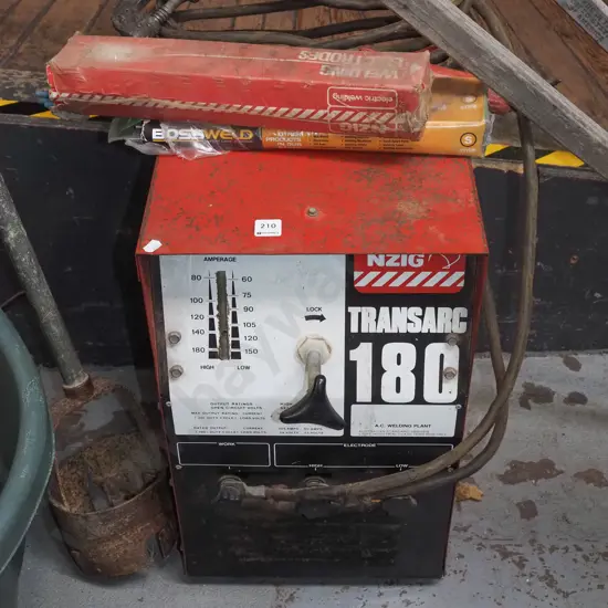 NZIG Trans-Arc 180 A.C. welding plant