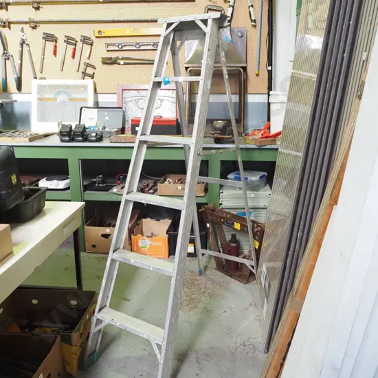 5 step aluminium ladder