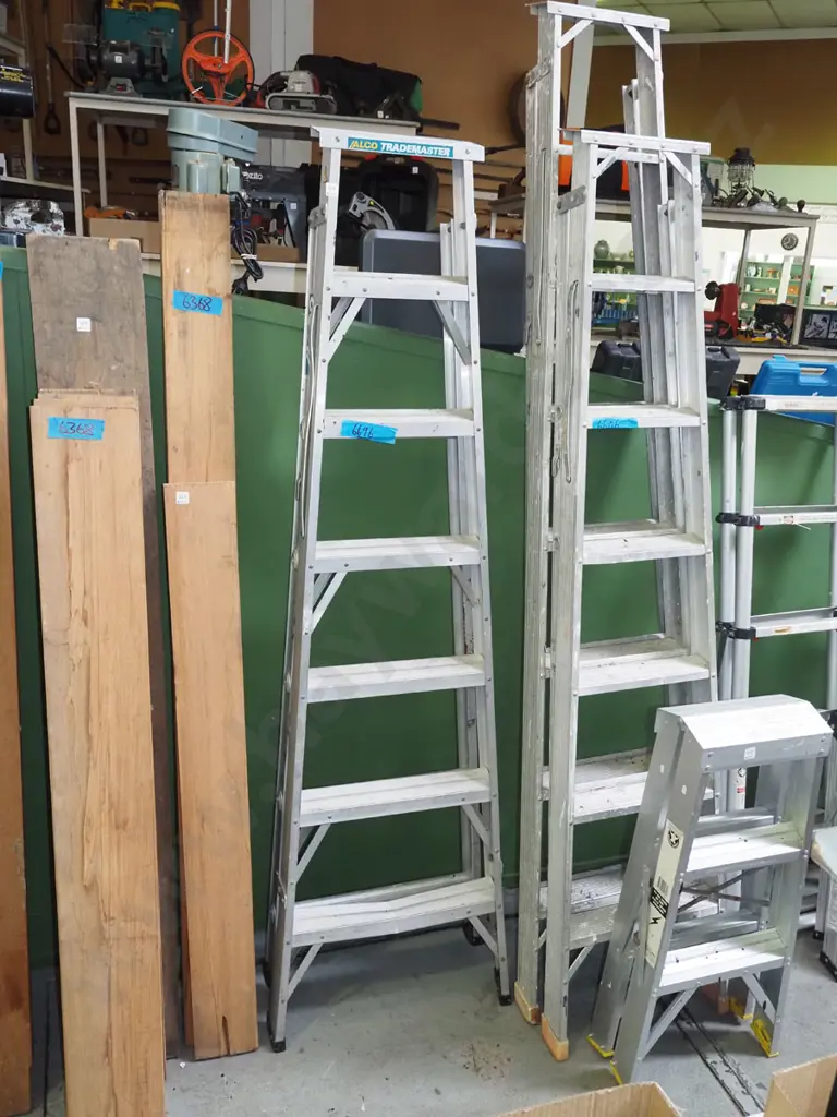Alco Trademaster 6 step aluminium ladder Image 1++