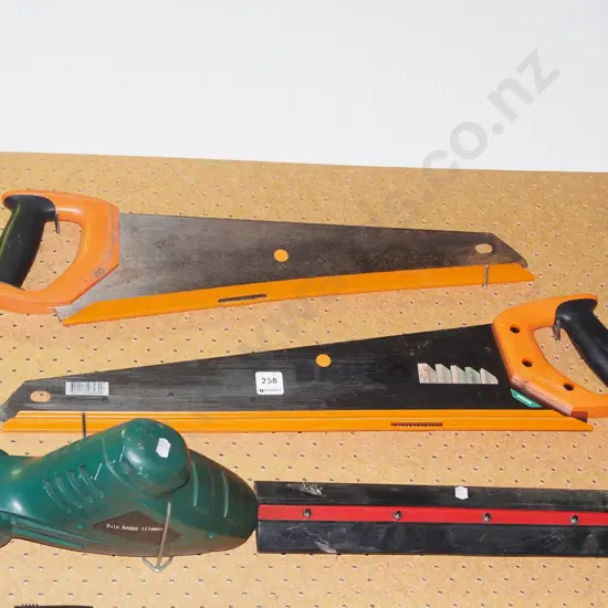 2x Bahco hand saws