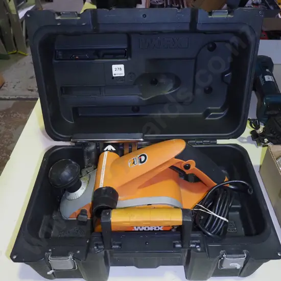 cased Worx electric planer