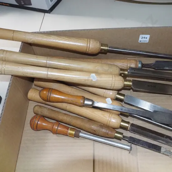 box of lathe chisels