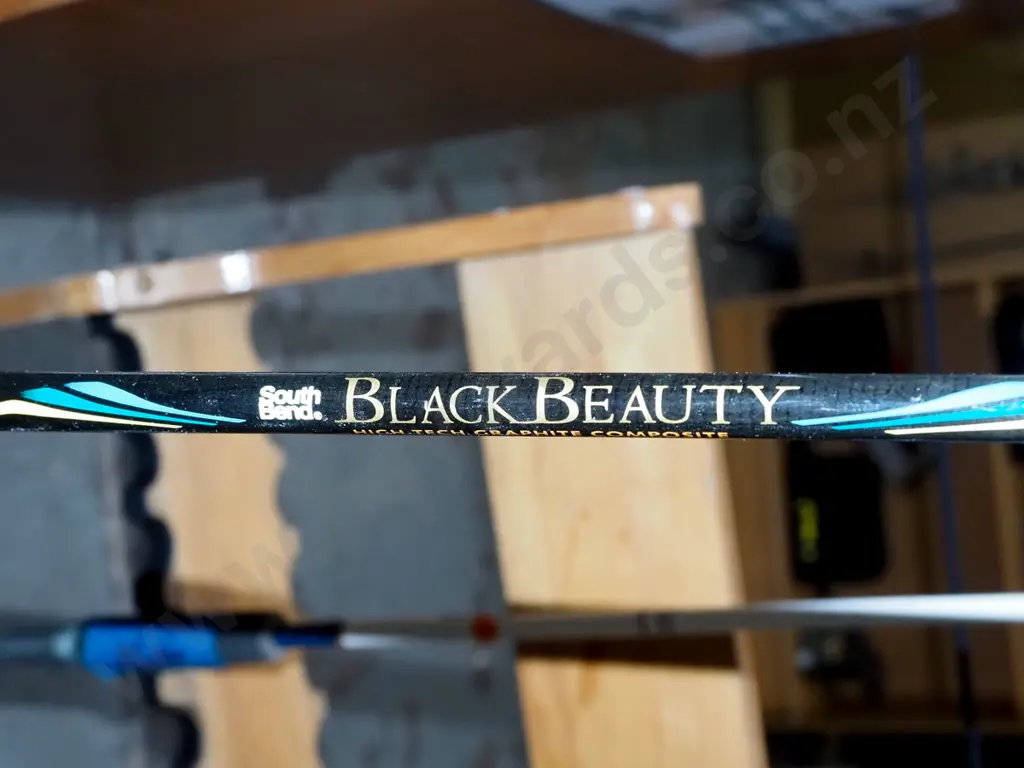 1x fishing rod, 1x fishing rod and reel - orange dots Image 1++