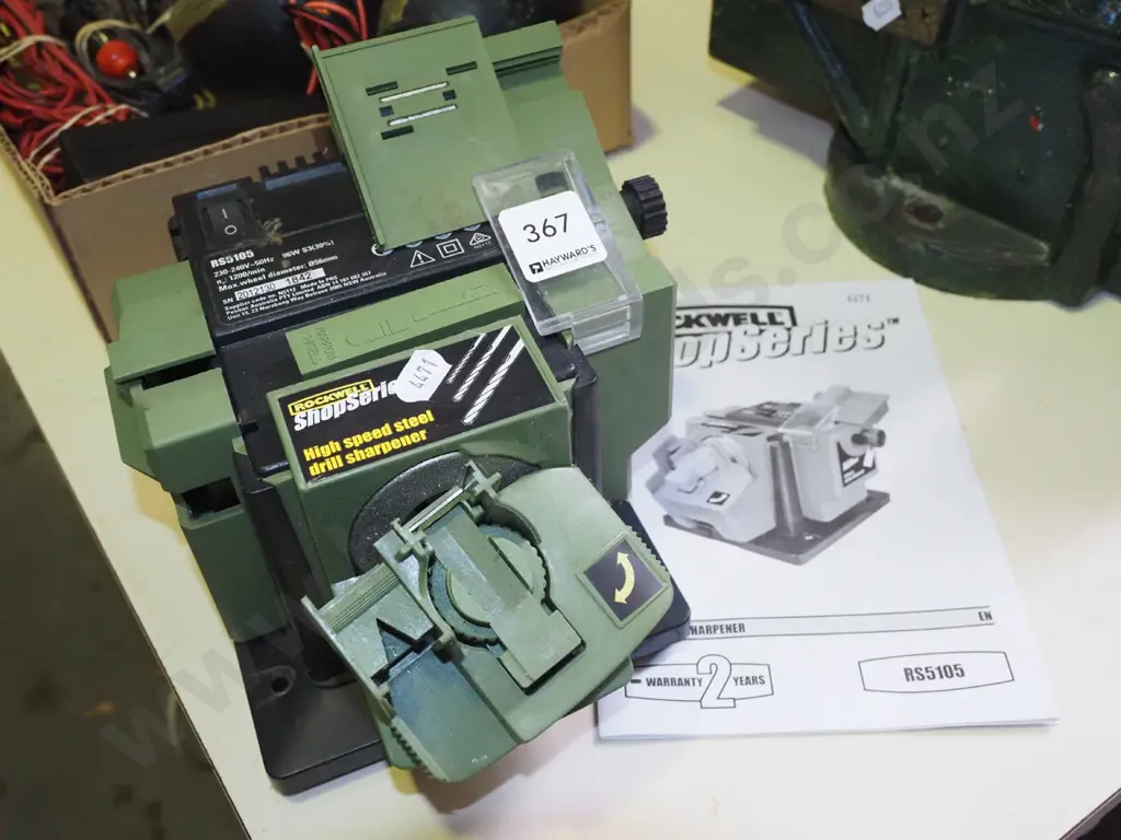Rockwell Shock Series 5 speed drill sharpener Image 1++