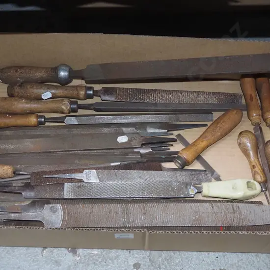 box of rasps and files