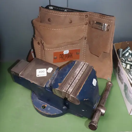 tool belt, 100mm engineer's vice