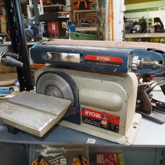 Ryobi belt and disc sander