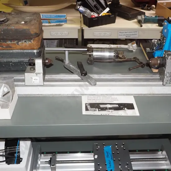 drill powered woodworker's lathe