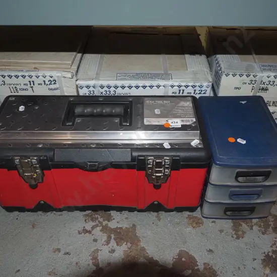 tool box, small 3 drawer plastic chest