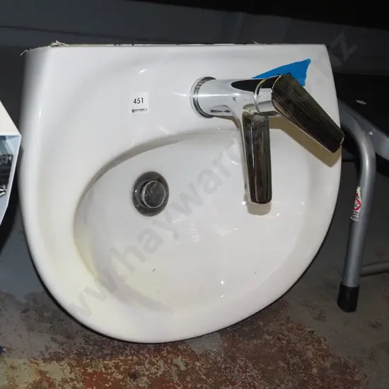 bathroom sink and tap