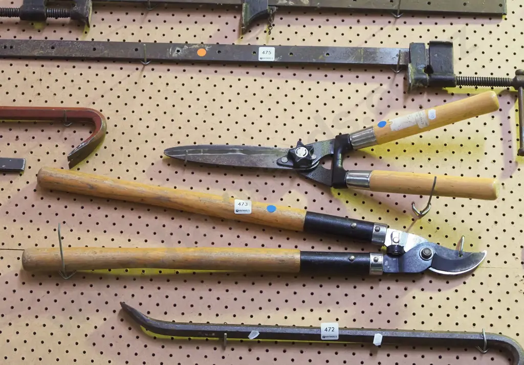 hedge shears, lopper - blue dots Image 1++