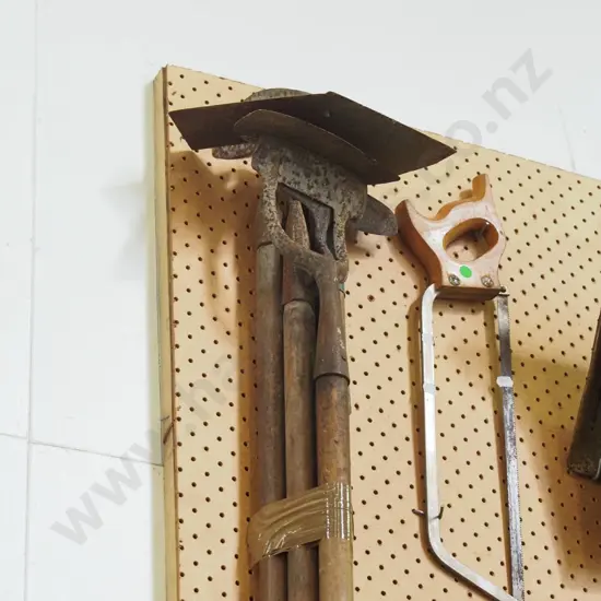 bundle of garden hoes